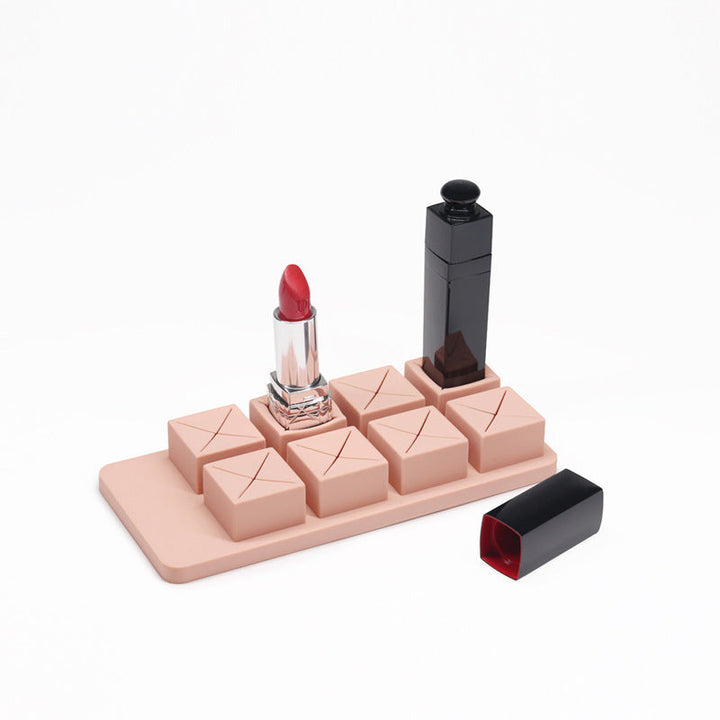 Creative Chocolate Lipstick Makeup Organizer